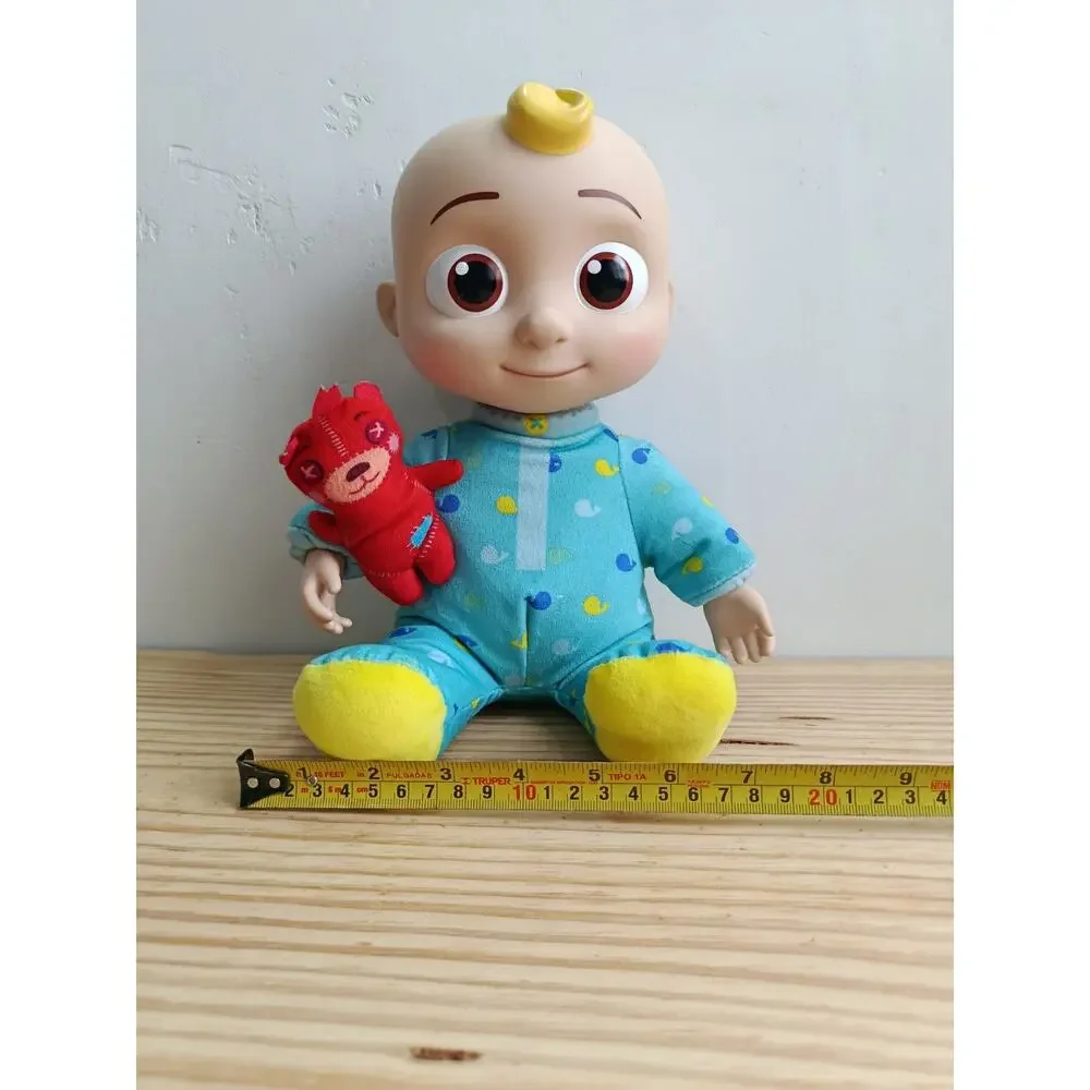 Cocomelon JJ Interactive Doll with Red Teddy Bear Plush Toy – Authentic 2021